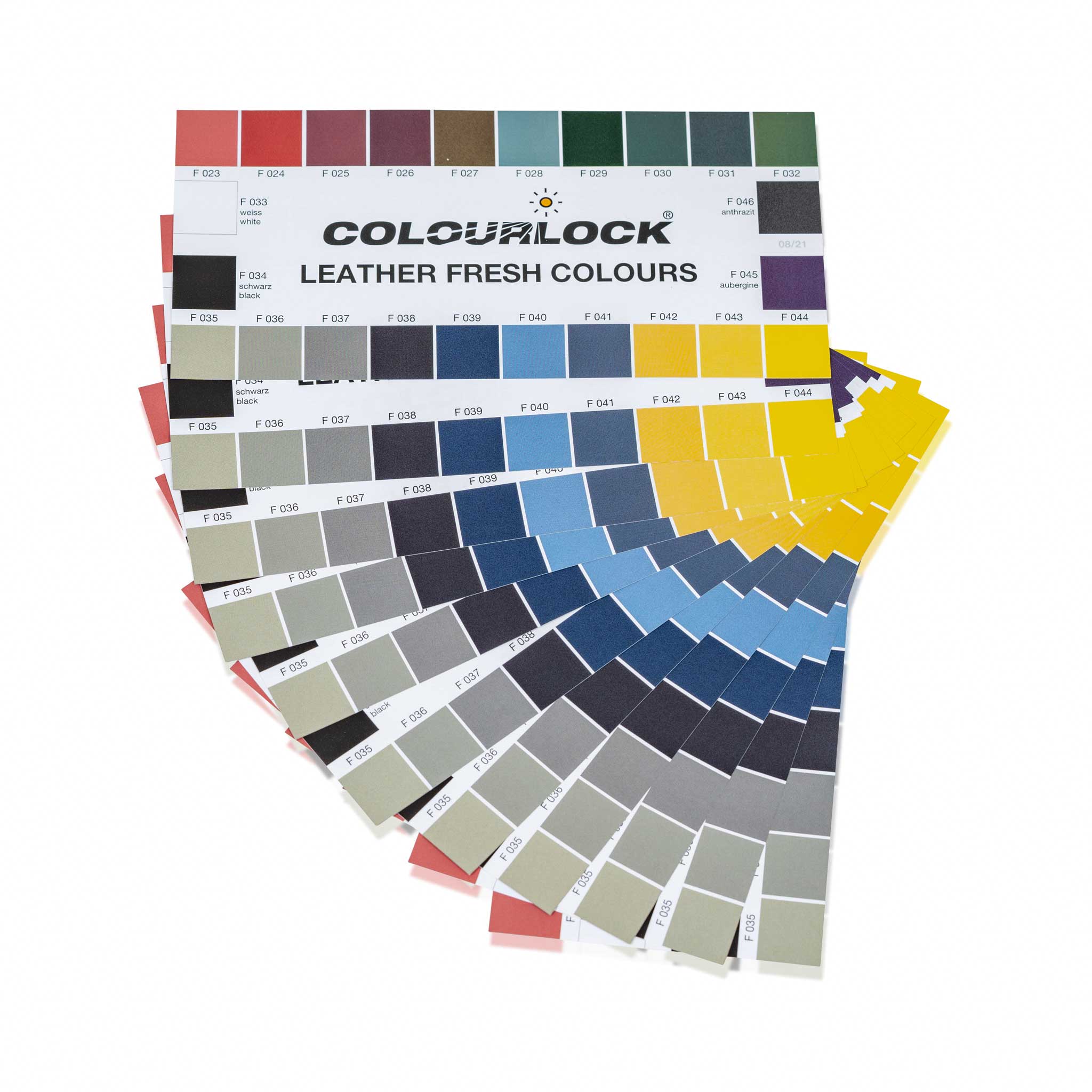 Colour chart - pack of 10