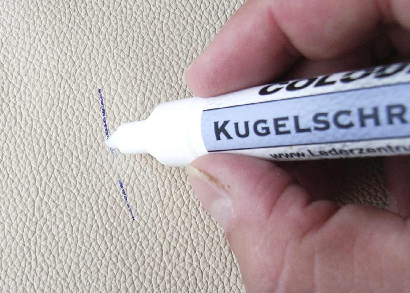 Superglue Remover for glue stains on leather, COLOURLOCK
