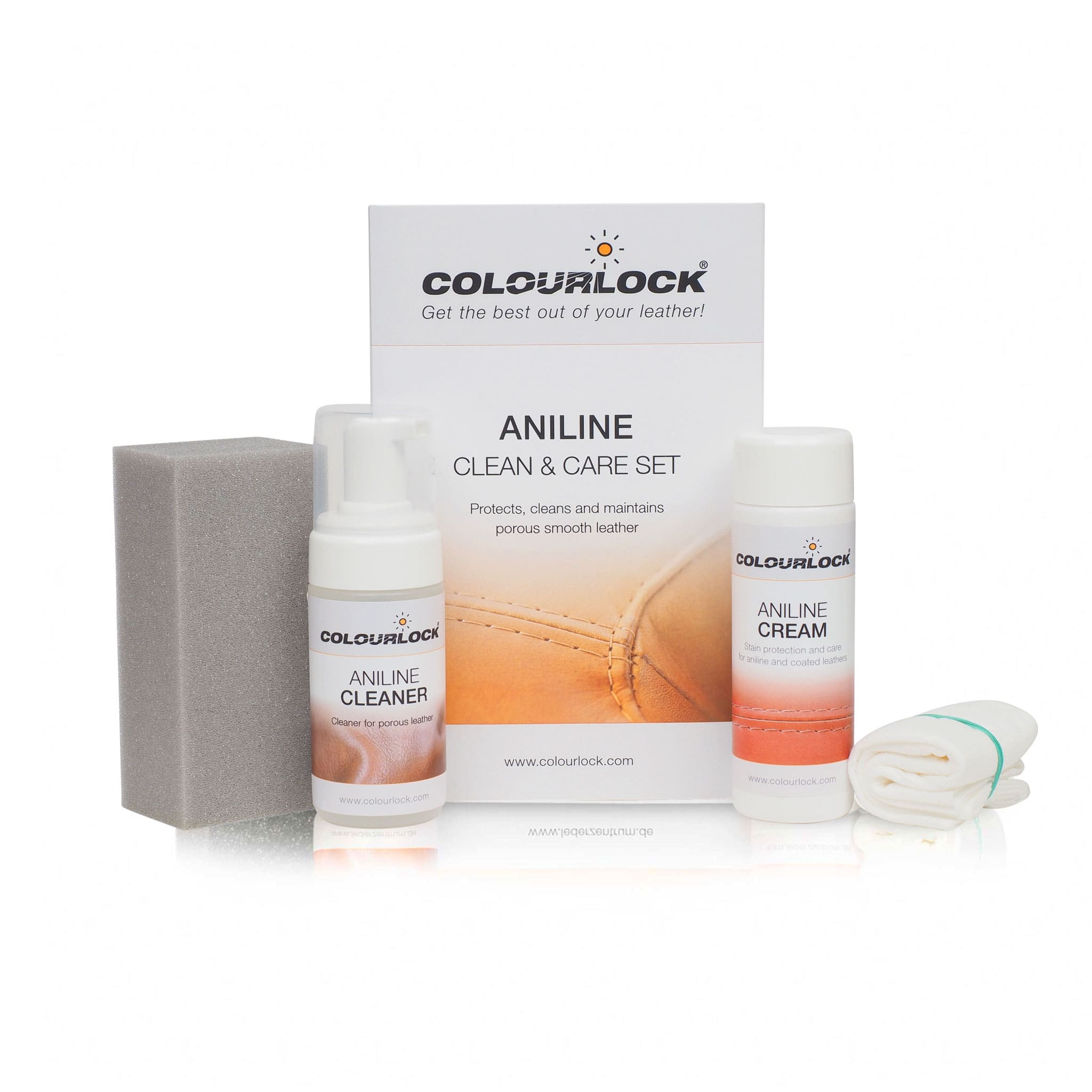 Aniline Leather Cleaning and Care Kit