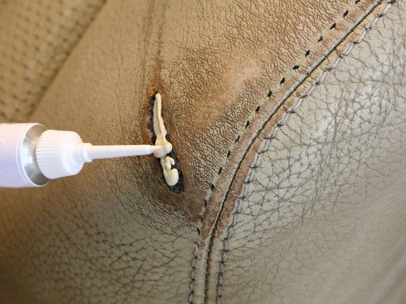 How To Repair Tears And Holes In Leather With Fluid Leather Filler