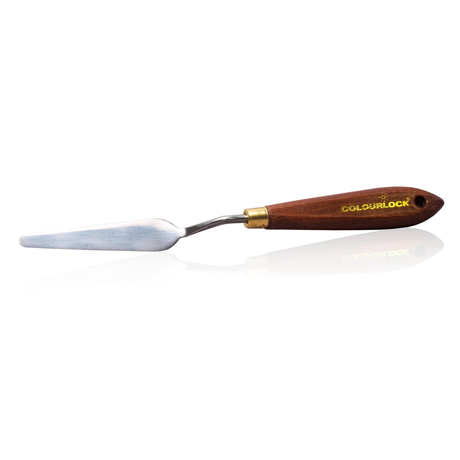 Long Stainless Steel Spatula with wooden handl